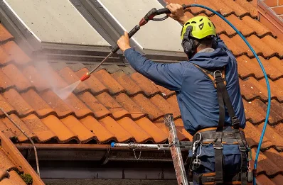 Démoussage et hydrofuge de toiture à Hostun